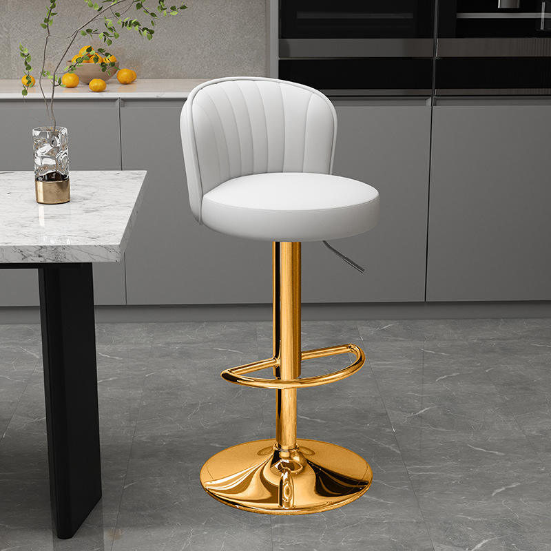 High‑Quality Height‑Adjustable Swivel Bar Stool