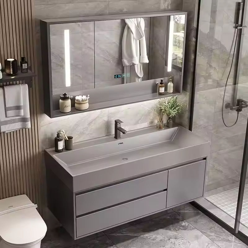 Water‑proof Bathroom Vanity Set with Sink