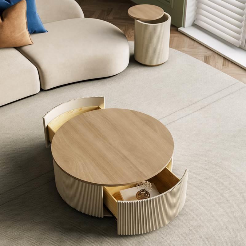 Modern Simple Solid Wood Living Room Coffee Table