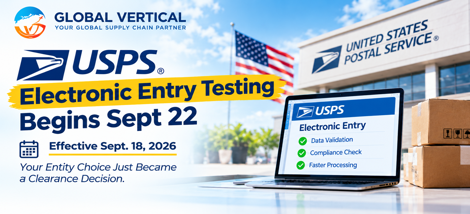 USPS Sept 22 Electronic Entry Update: New Inbound Parcel Filing Specs & Manifest Border Compliance Failures